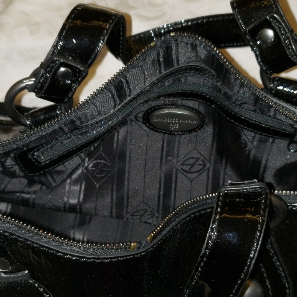 New! FrancescoBiasia Patent Leather Satchel Bag - Picture 8 of 8